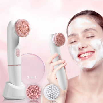 2-in-1 Electric Facial Cleansing Brush